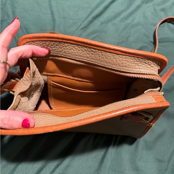 Dooney & Bourke Brown Leather Crossbody Bag - Picture 7 of 10